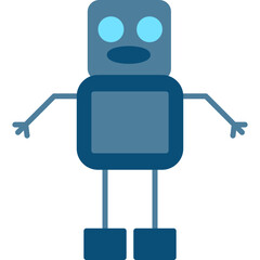 Unique Robot Vector Icon