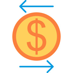 Unique Transcation Vector Icon