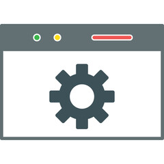 Unique Web Optimization Vector Icon