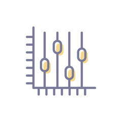 Chart vector icon