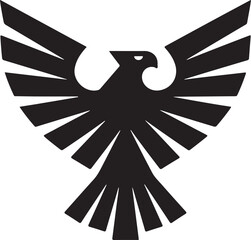 A simple eagle creative vector illustration.