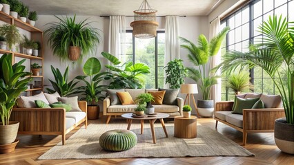 Create a lush indoor garden living space home guide cozy environment serene viewpoint embracing nature for ultimate relaxation