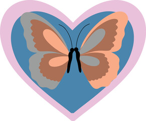 Butterflies in heart