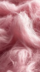 Obraz premium Fluffy pink cotton candy dreamy texture with negative space