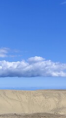 sand dunes and blue sky