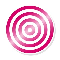pink target on white, target isolated, pink target on white background, target element, success, business element, ed target, target design