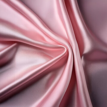 Subtle Soft Pastel Rainbow Pink Mixed Colour Pleated Wrinkle Silk Fabric Cosmetics Cosmetic Products Makeup Fashion Texture 3D Background Screen