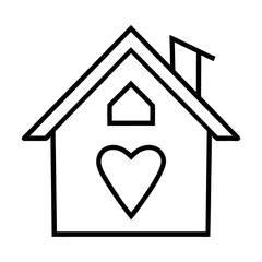 Home house love heart favorite icon
