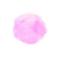 水彩のワンポイントアイキャッチピンク