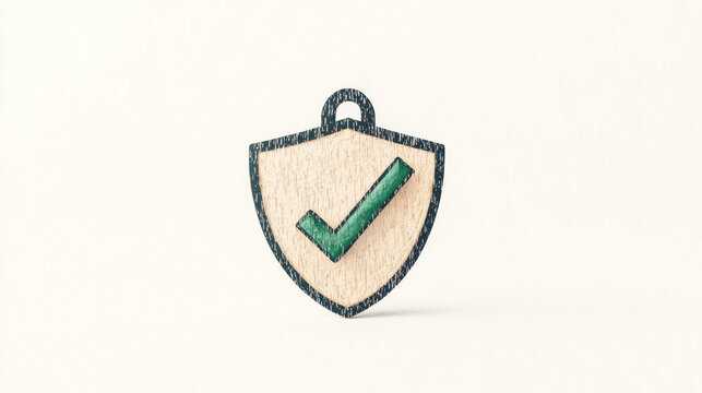secure website badge featuring green checkmark symbolizes trust and safety online. This conveys sense of security and reliability for users