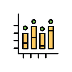 Chart vector icon