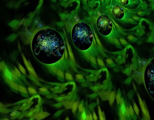 Imaginatory fractal abstract background Image