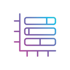 Obraz premium Chart vector icon