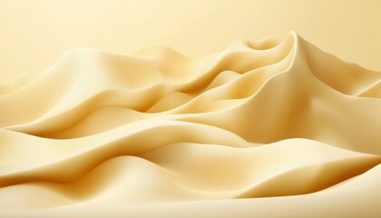 Obraz premium Flowing Gold Waves. Abstract Minimalist Background. Smooth, Elegant Lines. Stylish Luxurious Design.