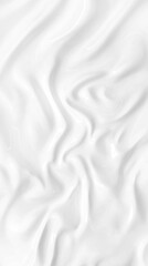Obraz premium Creamy and smooth milk surface with reflections. Soft fluid motion abstract background. White glossy liquid waves soft fluid texture