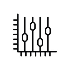 Chart vector icon