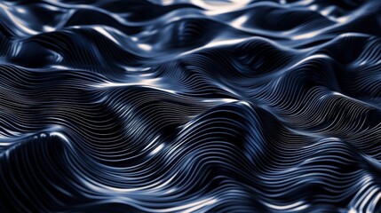 Abstract Wavy Lines