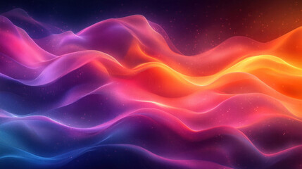 Obraz premium Vector backgrounds showcasing clean, overlapping lines forming abstract wave shapes in vibrant hues