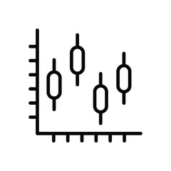 Chart vector icon