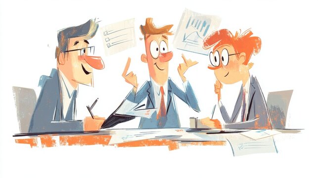 Financial audit isolated cartoon vector illustrations. Professional accountants keeping financial record, budget consulting service, money management, analytics and investment vector cartoon.