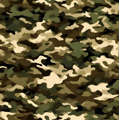 camouflage, blurred background, khaki brown, protective pattern, modern design for uniform