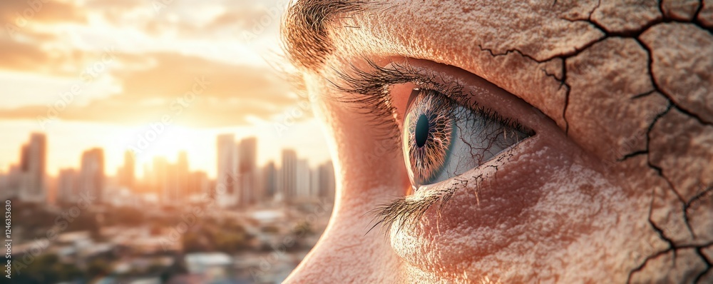 Poster envisioning tomorrow a neural network-driven energy distribution system powering a futuristic city w