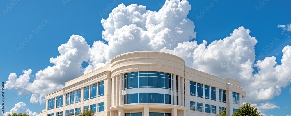 Aufkleber explore architectural automation for energy efficiency in this captivating image of a cutting-edge b