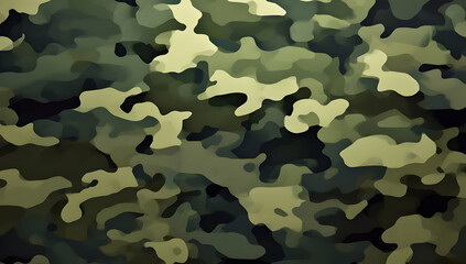 Fototapeta premium camouflage, green background, army pattern, hunting, military style, design for uniform