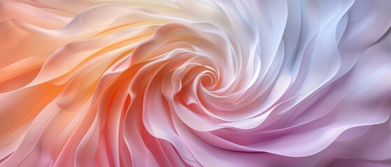 Abstract swirling colors in a soft gradient, creating a serene and calming atmosphere for backgrounds
