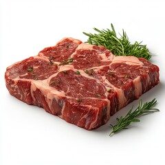 Obraz premium Beef Meat Food Veal Steak Red meat Ingredient Flat iron steak Delmonico steak Goat meat