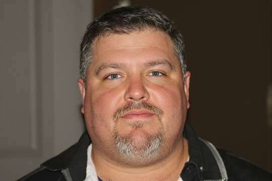 Portrait of a Chubby American Man