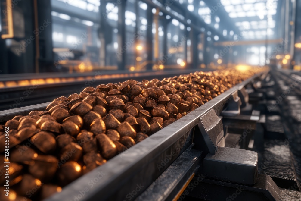 Poster revolutionizing recycling witness the power of ai-driven metal sorting technology in a state-of-the-