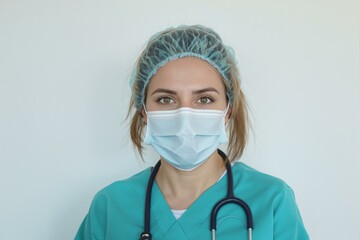 Elegant Turkish Female Doctor Portrait