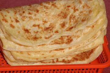 Traditional Moroccan Flatbread known as Msemmen