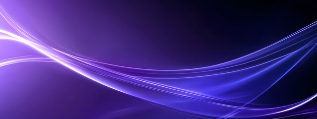 A gradient background with purple and blue lines

