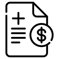 medical bill icon