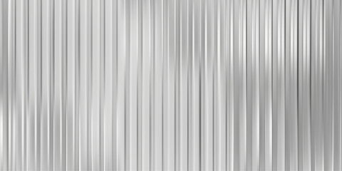 Holograph ice glass texture background. Reed flute pattern effect. Laser ripple abstract line ribbed 3d gradient. Silver frosty reflect striations. Light corrugated transparent window iridescent wall