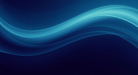Gradient Blue liquid background. wavy blue wallpaper. Wave blue gradient background. Abstract blue color background.	