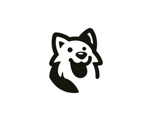 vector illustration of a dog