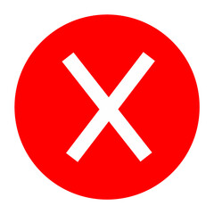 Wrong Sign Clip Art Red. Symbol