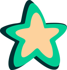 vector illustration of a star