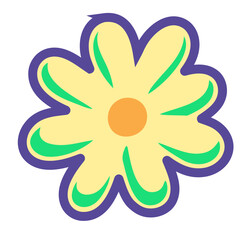 abstract flower vector illustration