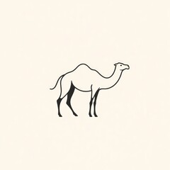 Camel or Unta minimalist logo.