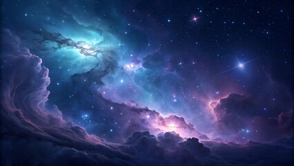 Fototapeta premium Ethereal Dreamscape A Celestial Symphony