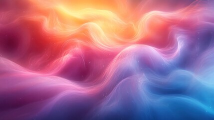 Obraz premium Abstract Colorful Nebula: A Dreamy Cosmic Landscape