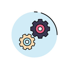 Workflow vector icon