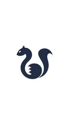 Obraz premium Squirrel or Tupai minimalist logo.