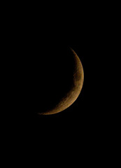 Moon moon in full frame