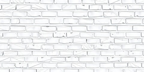 Brickwork Mosaic: A Symphony of Shades in White