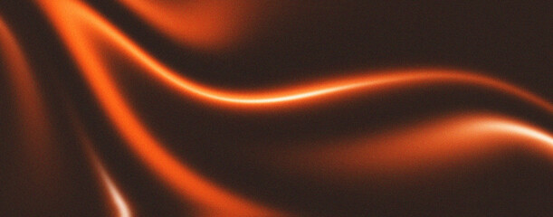 Abstract dark orange flowing background with grainy texture. Perfect for banners, posters, headlines and covers